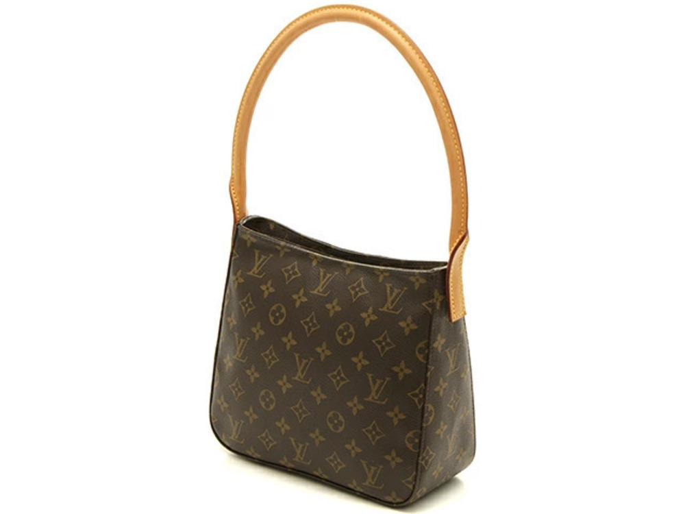 Louis Vuitton Monogram Bag Looping Tote Brown